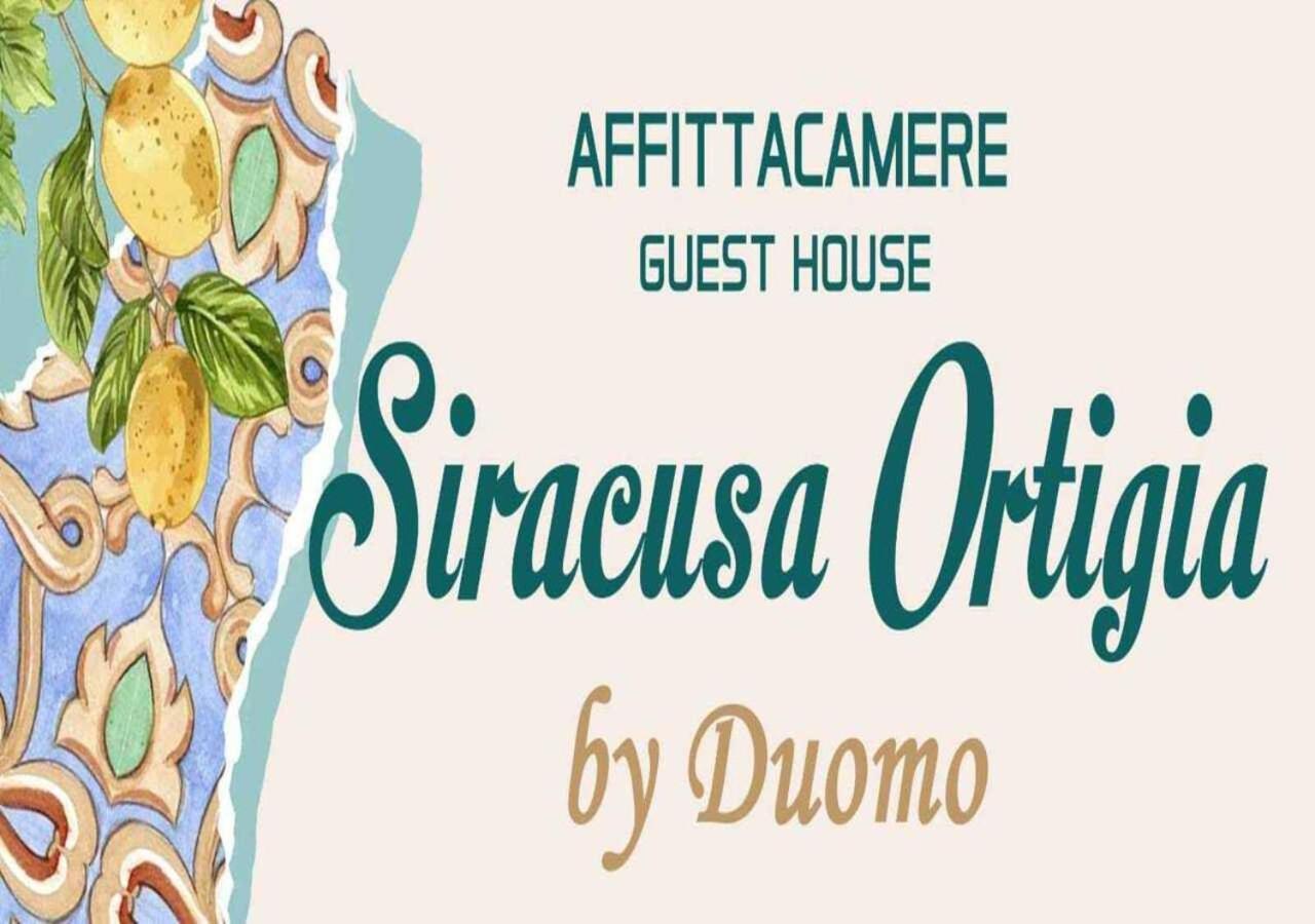 Siracusa Ortigia By Duomo Syrakus Exterior foto